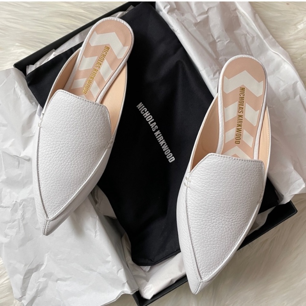 Nicholas Kirkwood BEYA flat mules